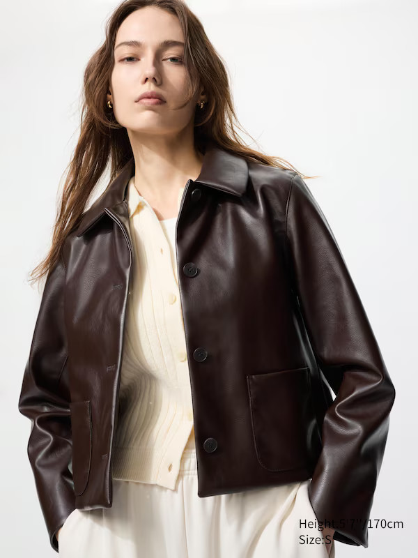 Coated Short Jacket | UNIQLO (UK)