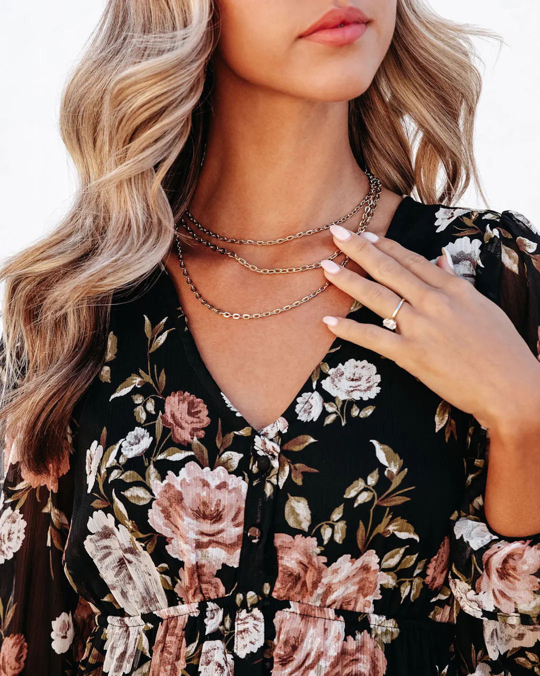 Britania Figaro Chain Layered Necklace - Gold | VICI