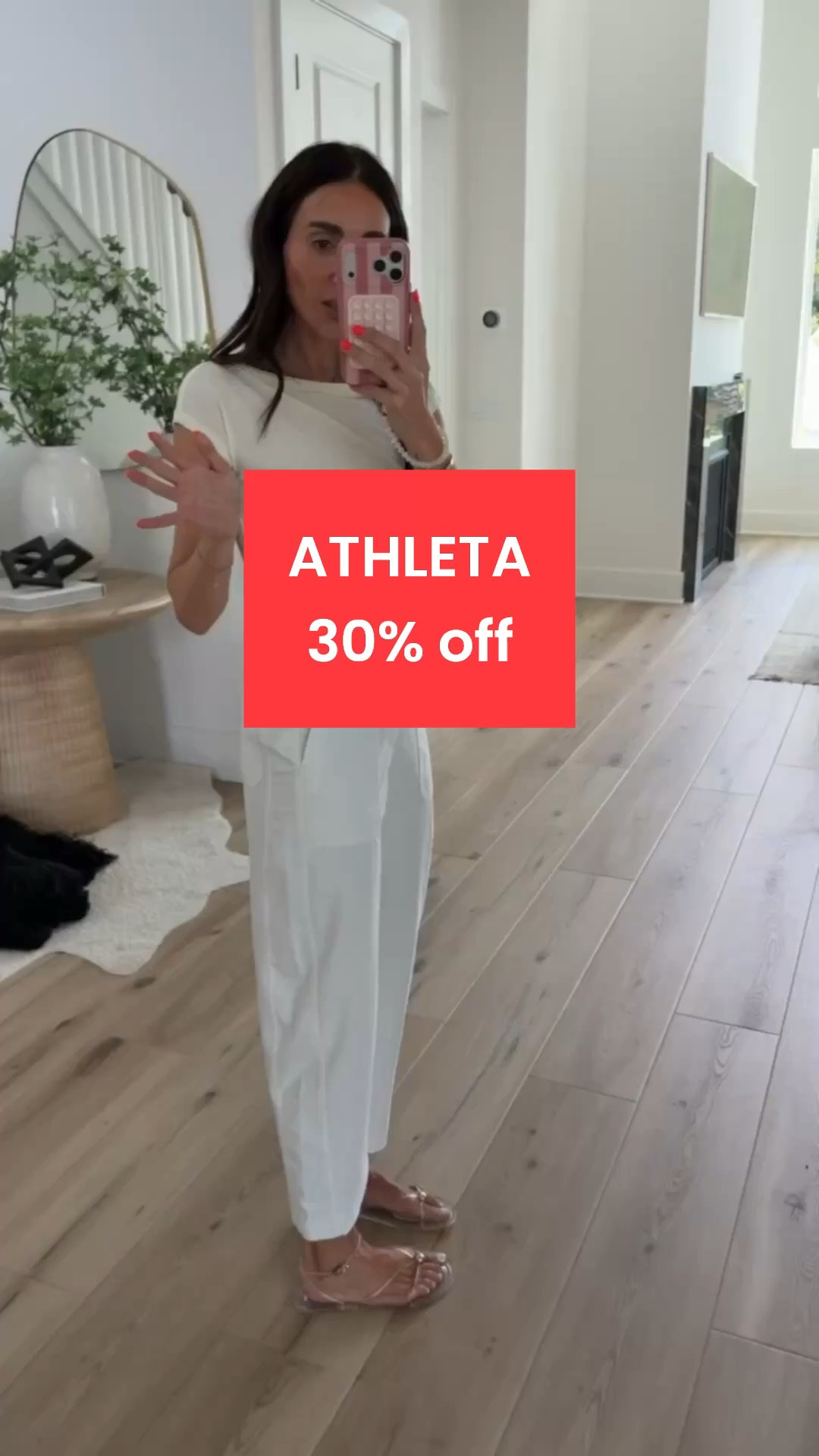 Athleta sale, 30% off seasonal picks I'm wearing size 0 in pants.

#LTKSaleAlert #LTKOver40 #LTKootd