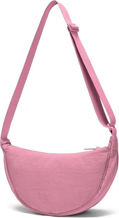 YIKOEE Crescent Bag for Women Men Small Sling Crossbody Bag with Half Moon Shape | Amazon (US)