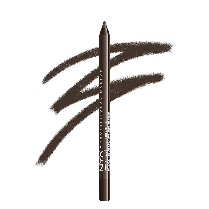NYX PROFESSIONAL MAKEUP Epic Wear Liner Stick, Long-Lasting Eyeliner Pencil - Deepest Brown | Amazon (US)