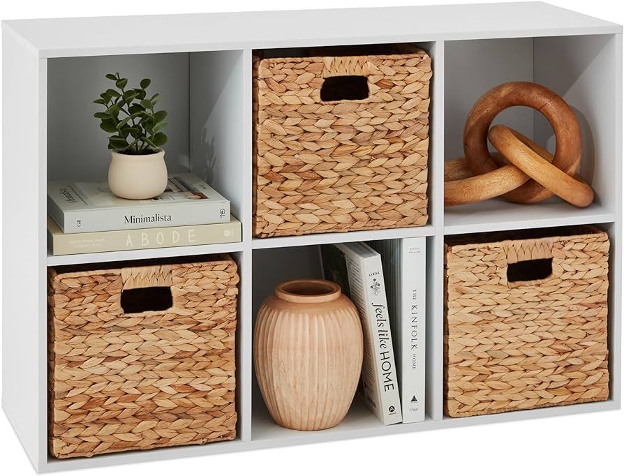 Best Choice Products 6-Cube Storage Organizer, 11in Shelf Opening, Bookcase, Display Shelf, Custo... | Amazon (US)