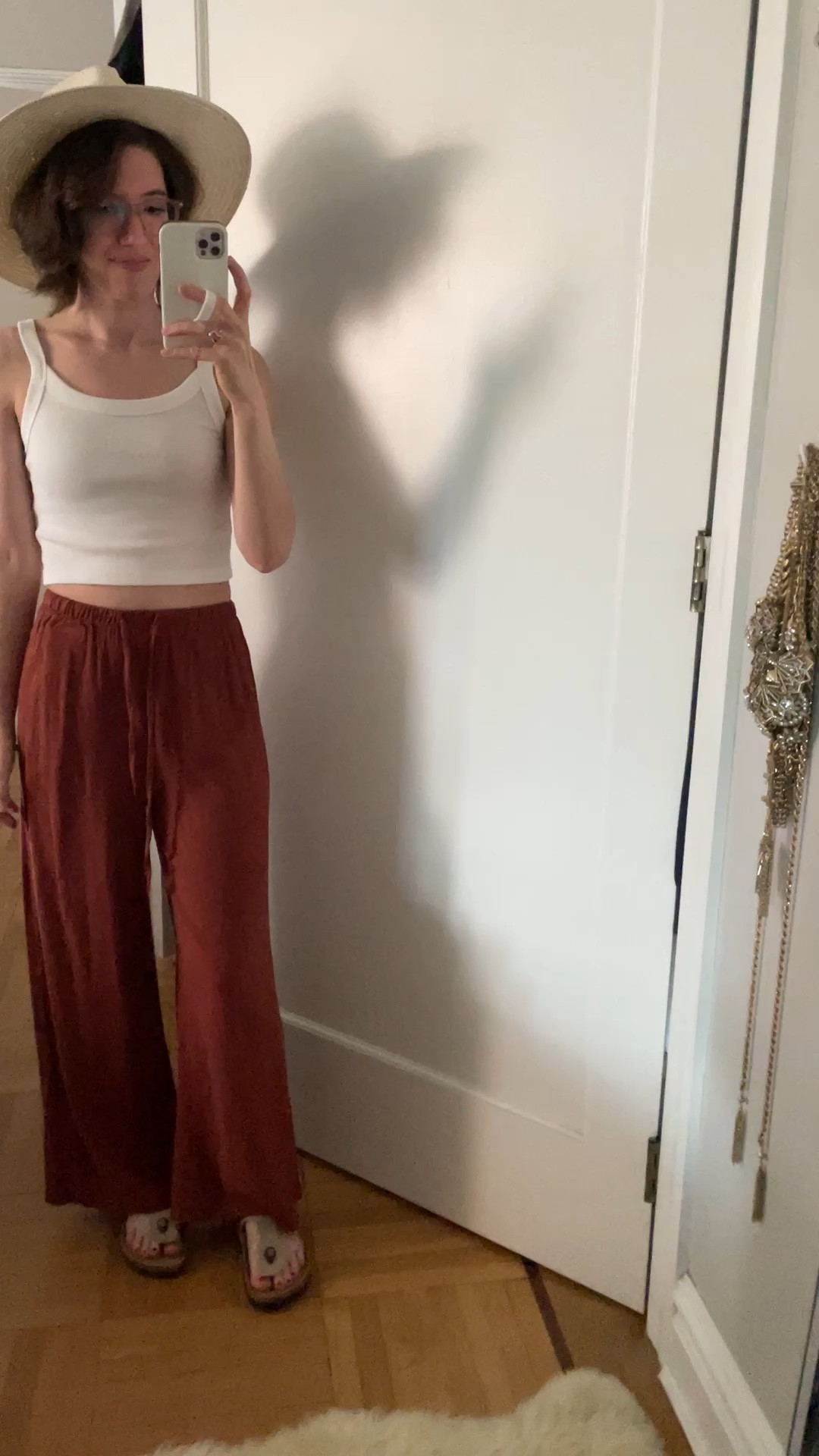 Tank: TTS
cotton flowy pants: size up 1 (DO NOT DRY!)
Sandals: TTS

#LTKTravel #LTKSummerSales #LTKStyleTip