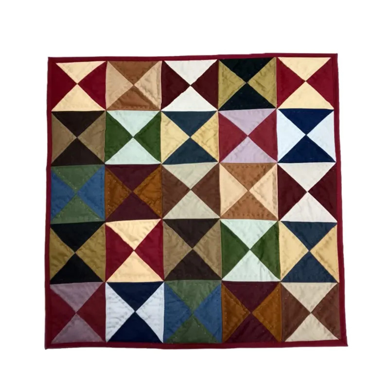 Wall Hanging Hand Quilted Quilt, Wall Hanging, Table Topper, Patchwork | Country Farmhouse Quilt ... | Etsy (Global)