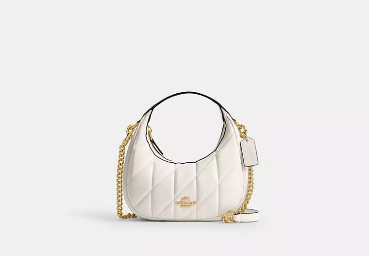Coach Outlet Carmen Mini Crossbody Bag With Quilting - White | Coach Outlet US