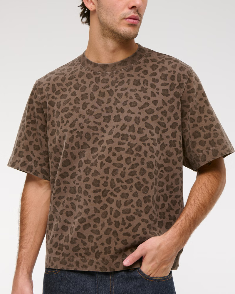 Premium Heavyweight Cropped Tee | Abercrombie & Fitch (US)