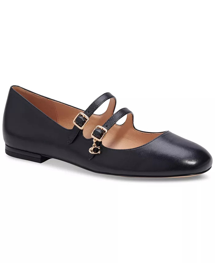 COACH Whitley Mary Jane Ballet Flats - Macy's | Macy's