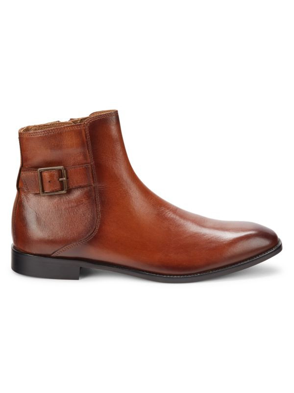 P-Quaid Leather Ankle Boots | Saks Fifth Avenue OFF 5TH