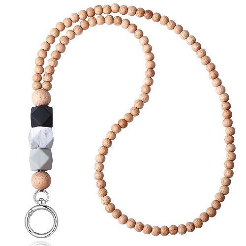 USANGERS Lanyards for ID Badges, Teacher Lanyard, Lanyards for Cruise Ship Cards, Lanyard with ID Holder, Cute Beaded Lanyard Keys Badge Necklace Women Nurse Accessories Work Jewelry Teacher Gifts | Amazon (US)