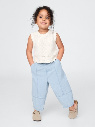 Baby & Toddler Pull-On Barrel Jeans | Gap (US)