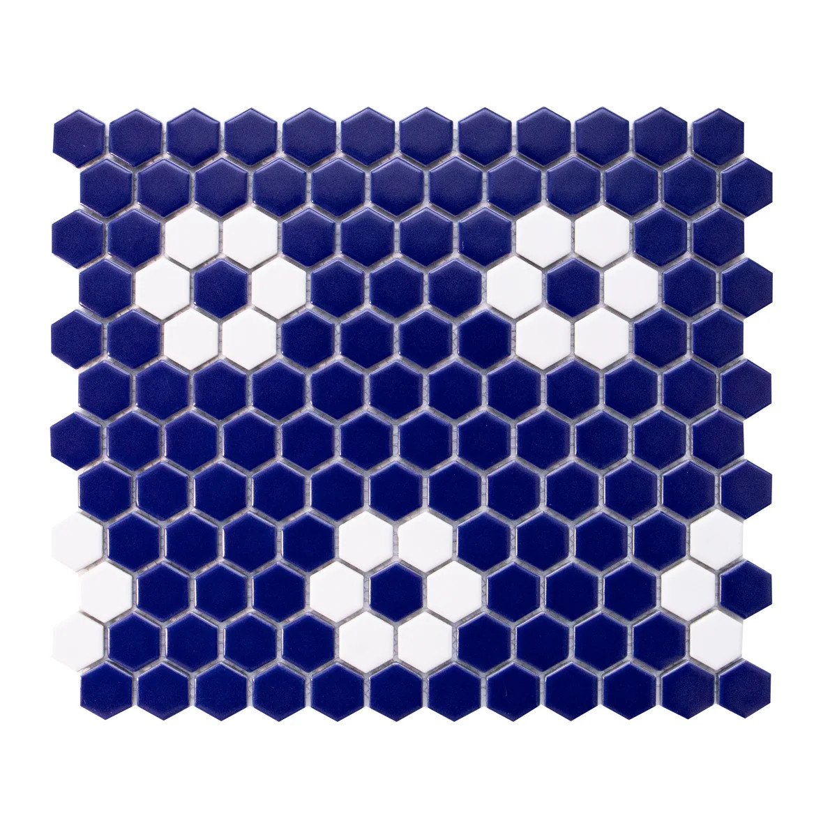 Perfection 1\u201c x 1" Porcelain Honeycomb Mosaic Wall & Floor Tile | Wayfair North America