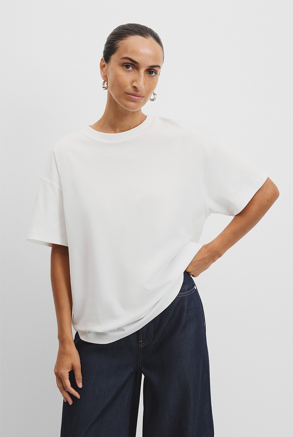 Australian Cotton Oversized Cotton T-Shirt | Country Road