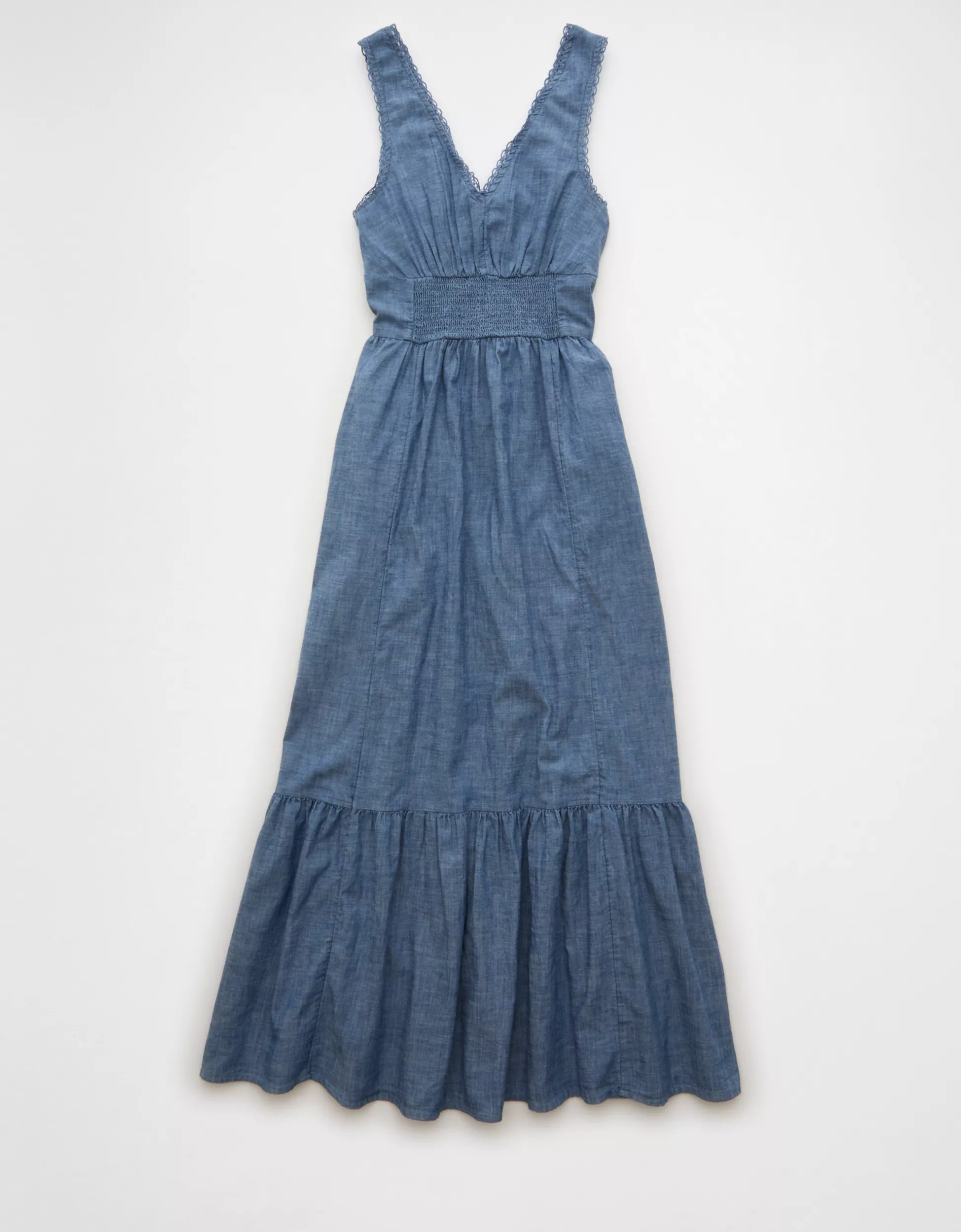 AE Tie-Front Midi Dress | American Eagle Outfitters (US & CA)