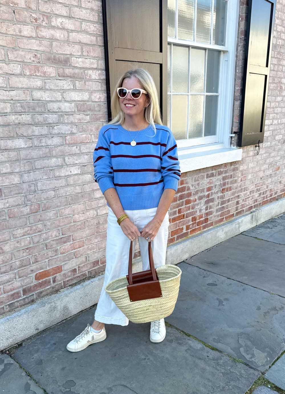 Love this look as we transition to FALL🩵🤎

#LTKOver40 #LTKSeasonal #LTKTravel