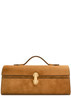 Slim Symmetry suede pochette | Harvey Nichols