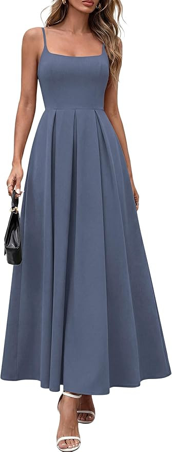 PRETTYGARDEN Cocktail Dresses for Women 2026 Spring Elegant Ruffle A Line Long Flowy Summer Forma... | Amazon (US)