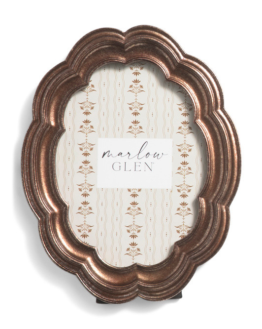 5x7 Scalloped Oval Tabletop Picture Frame | Mother's Day Gifts | Marshalls | Marshalls