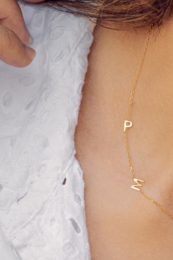 Personalized Sideways Initials  Gold  Christmas  Gift for | Etsy | Etsy (US)