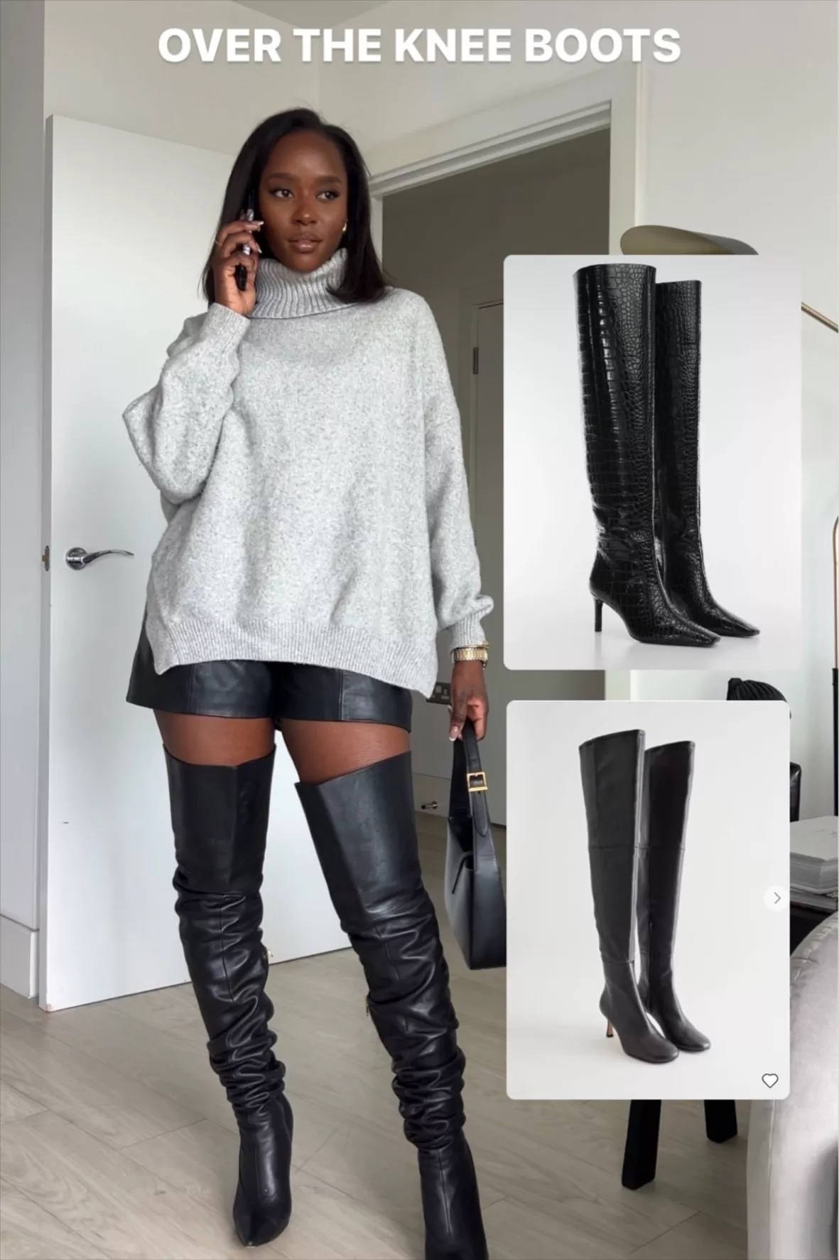Maceo 85mm over-the-knee boots curated on LTK