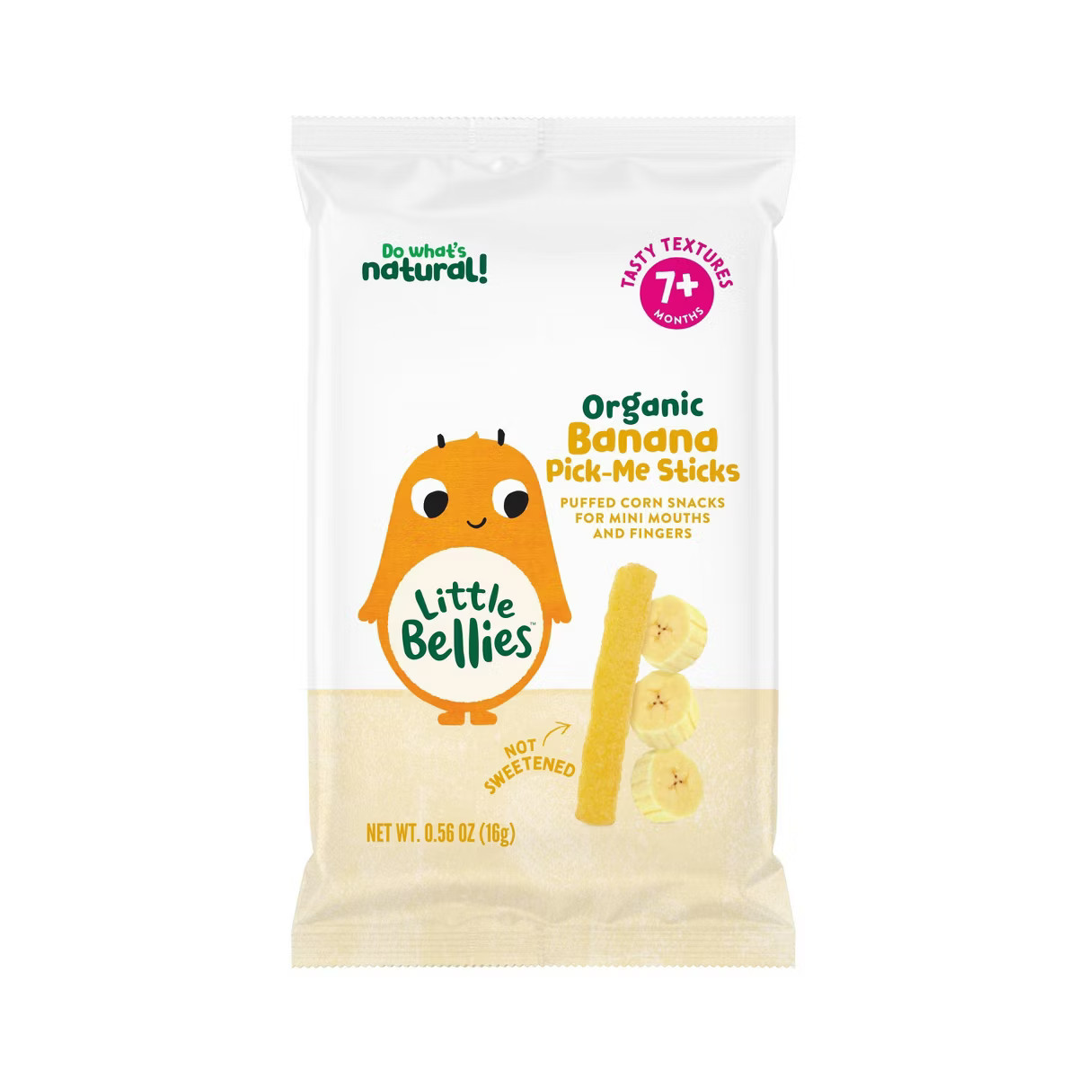 Little Bellies Organic Banana Pick-Me Sticks Baby Snacks - 0.56oz | Target