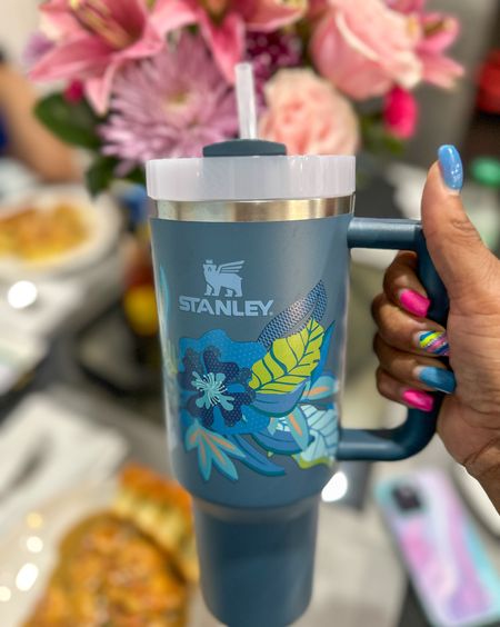 My teenager felt that I needed to add this    NEW Mother’s Day Stanley Quencher. So she bought it for me. Cute 😍 #Stanley #Quencher #MothersDayGifts #GiftsforMom #WaterBottles 