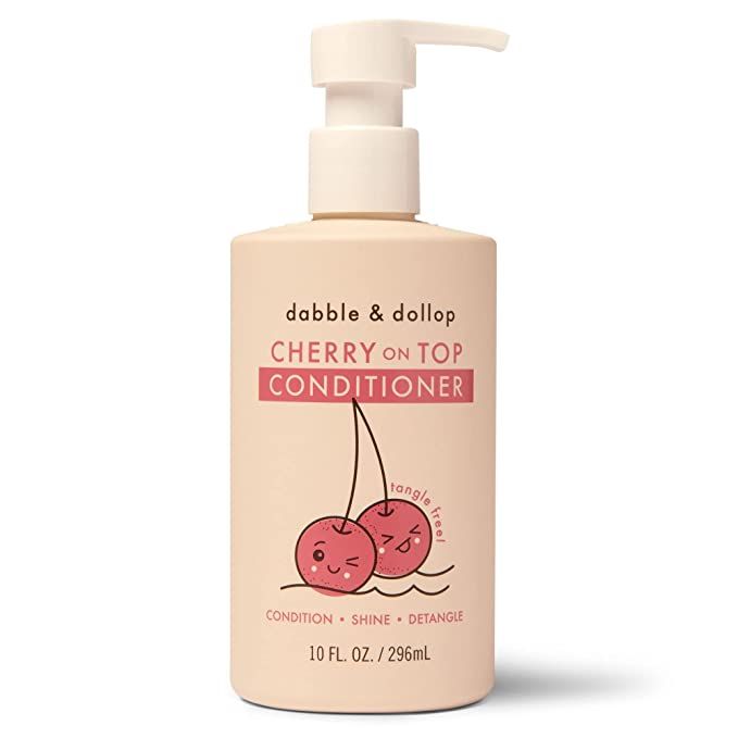 Dabble & Dollop Cherry on Top Conditioner - Natural Shine & Detangler for Kids, 100% USA-made, Pa... | Amazon (US)