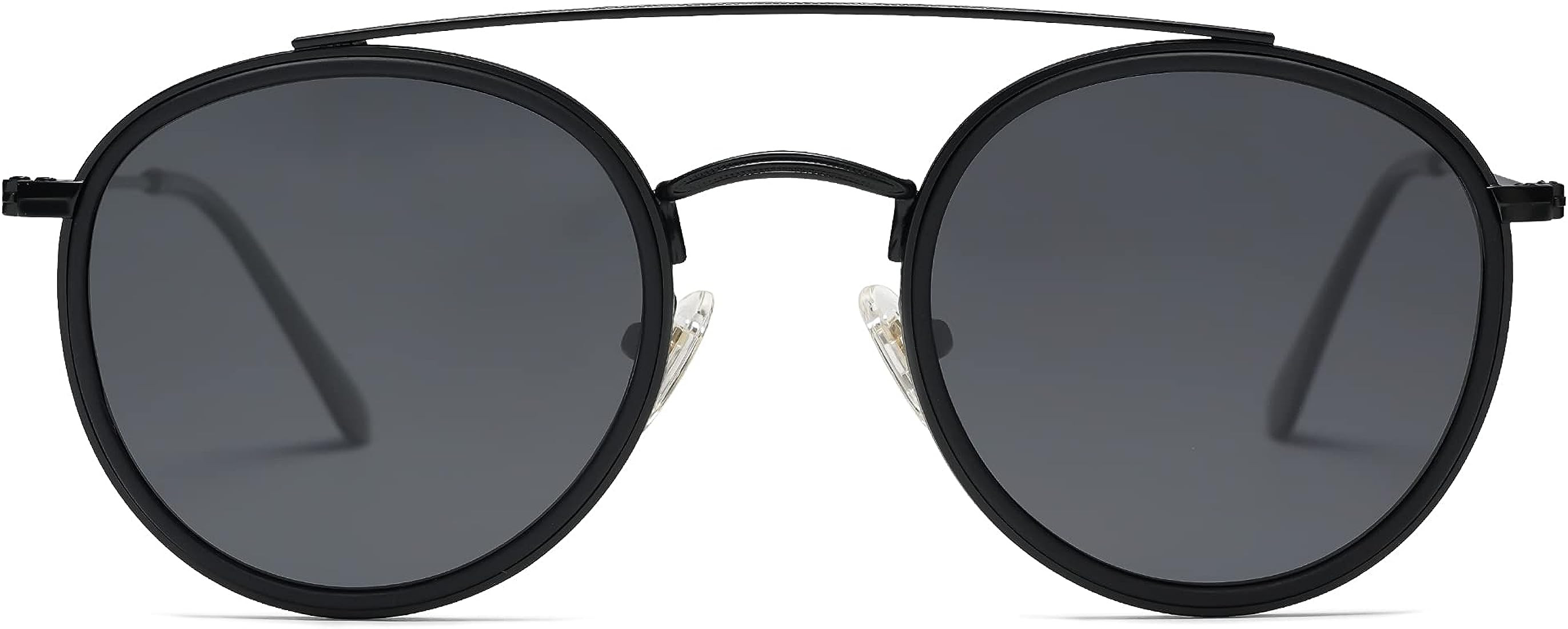 Retro Round Polarized Trendy Sunglasses for Women and Men | Amazon (US)