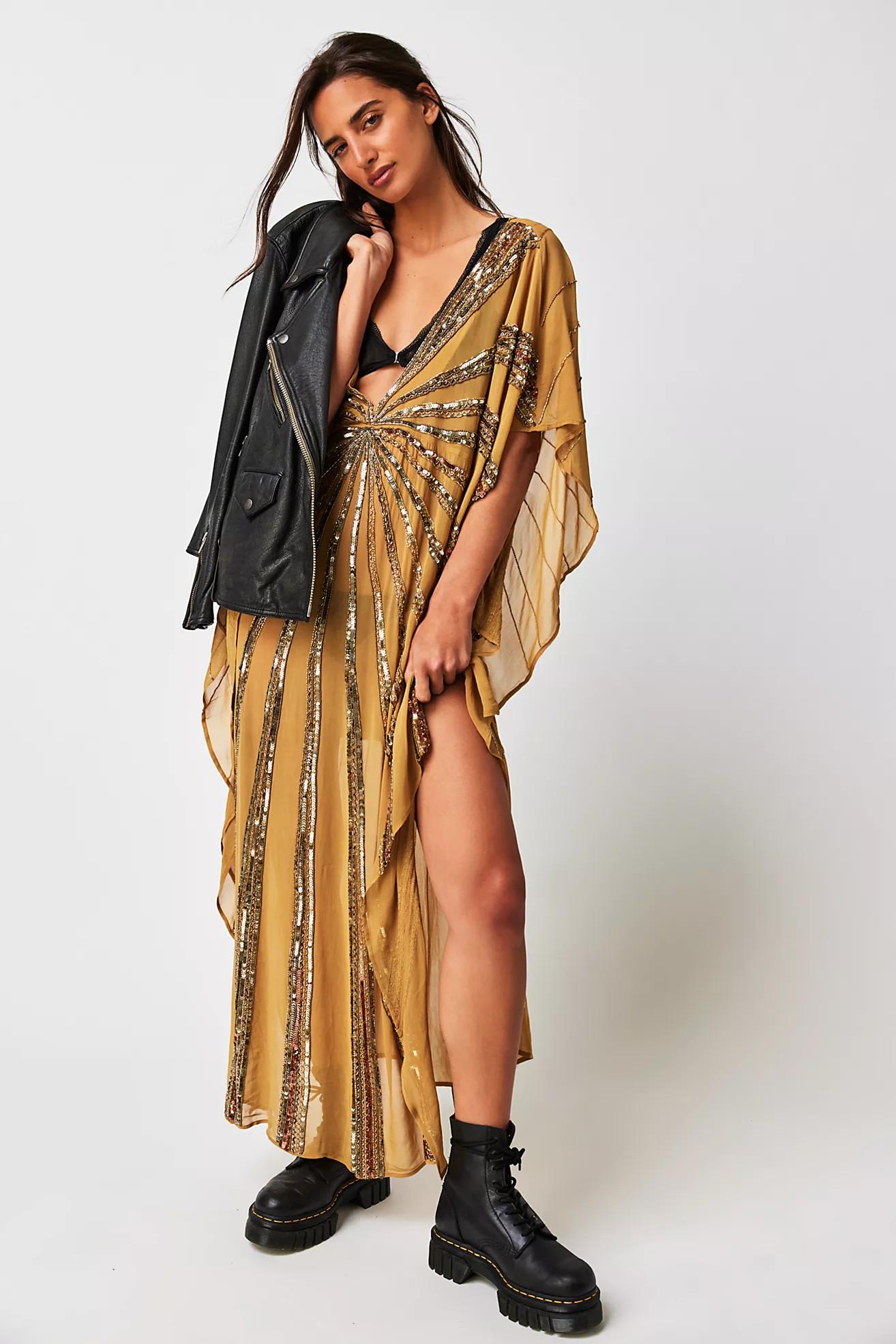 Starburst Avenue Embellished Kaftan | Free People (Global - UK&FR Excluded)