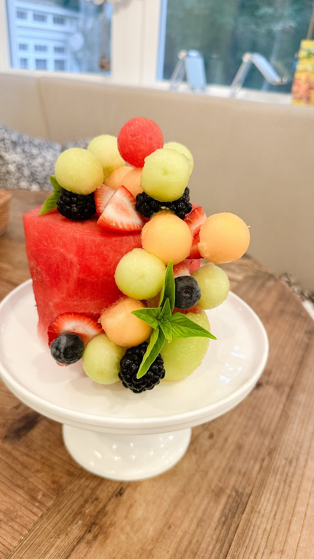 Yesterday was my birthday and with all the dietary restrictions in our house I thought I would make a fresh fruit cake. 🥳🍉🍈🥝🍓🫐 

the pretty cake stand makes it though 😉
- linked a similar one 

#LTKFamily #LTKParties #LTKHome
