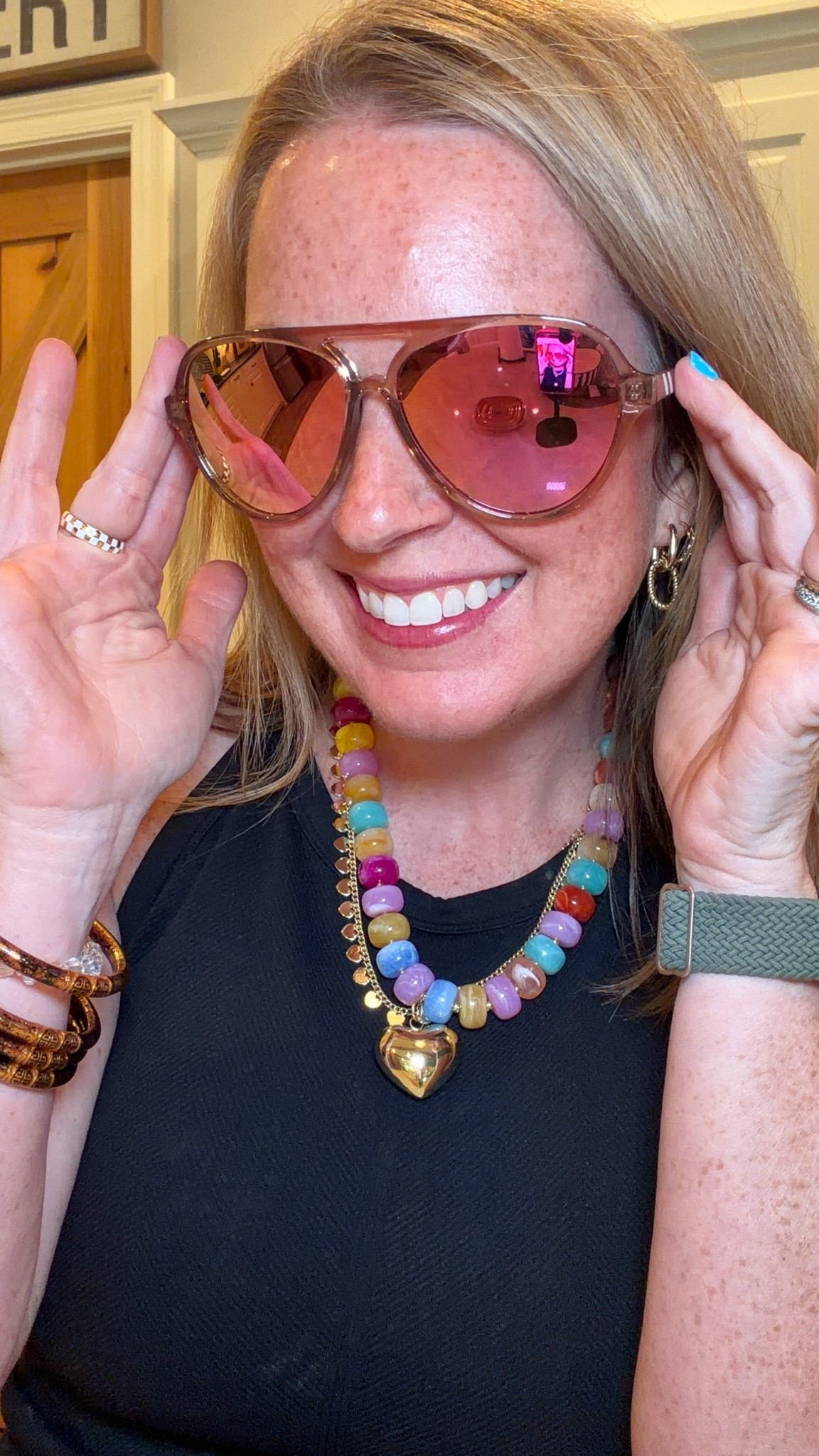 OMG! My new fav sunglasses!

#LTKOver40 #LTKootd #LTKgrwm