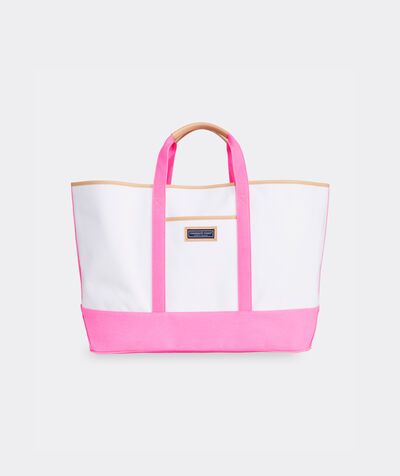 Neon Tortola Canvas Oversized Tote | vineyard vines