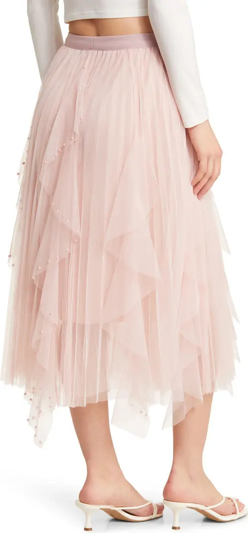 NIKKI LUND Wendy Beaded Tulle Skirt | Nordstrom | Nordstrom