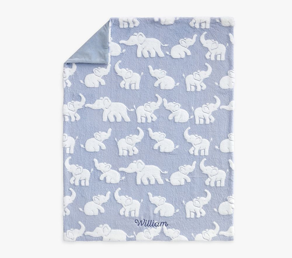 Carved Faux Fur Baby Blanket | Pottery Barn Kids