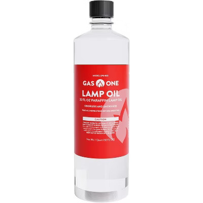 GasOne 32 oz Liquid Paraffin Lamp Oil – Multifunctional, Smokeless, Odorless Ideal for Lamps, Lanterns, Tiki Torch – Superior Seal and Safe Packaging | Target