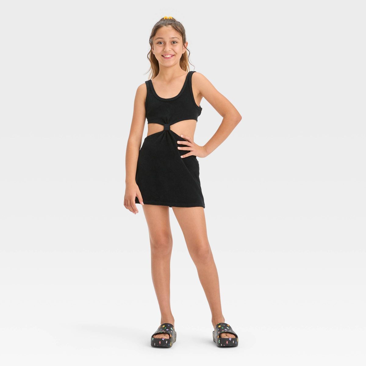 Girls' Solid Terry Cover Up Dress - art class™ | Target