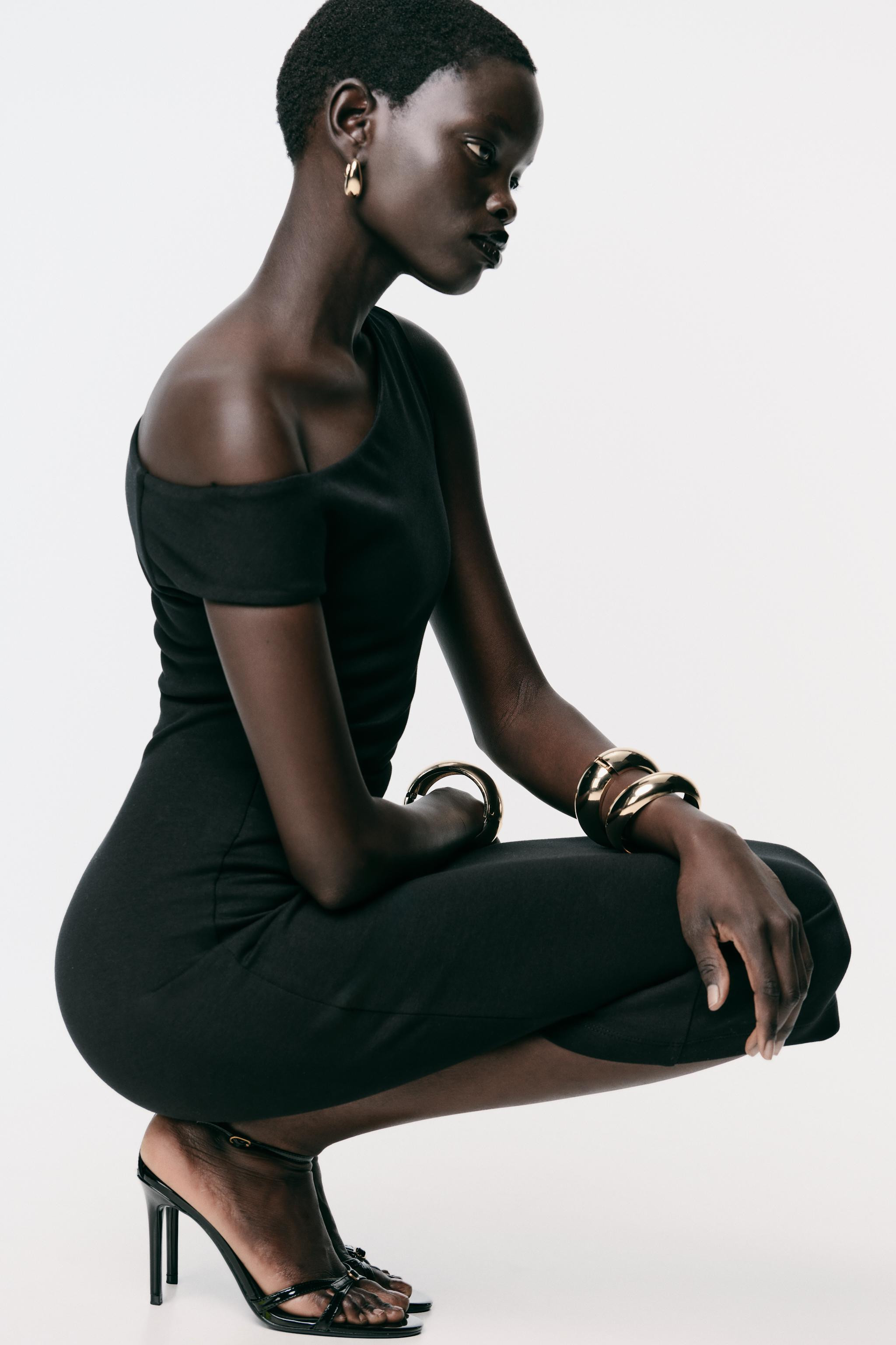 RUCHED MIDI DRESS | Zara US