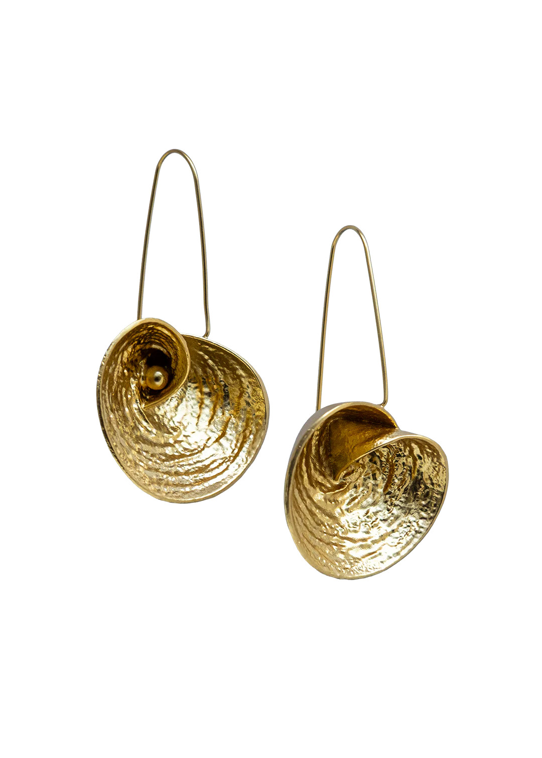 ANDREA IYAMAH CONCHA EARRING - GOLD | ANDREA IYAMAH