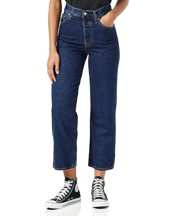 Levi's Women's Ribcage Straight Ankle Jeans | Amazon (UK)