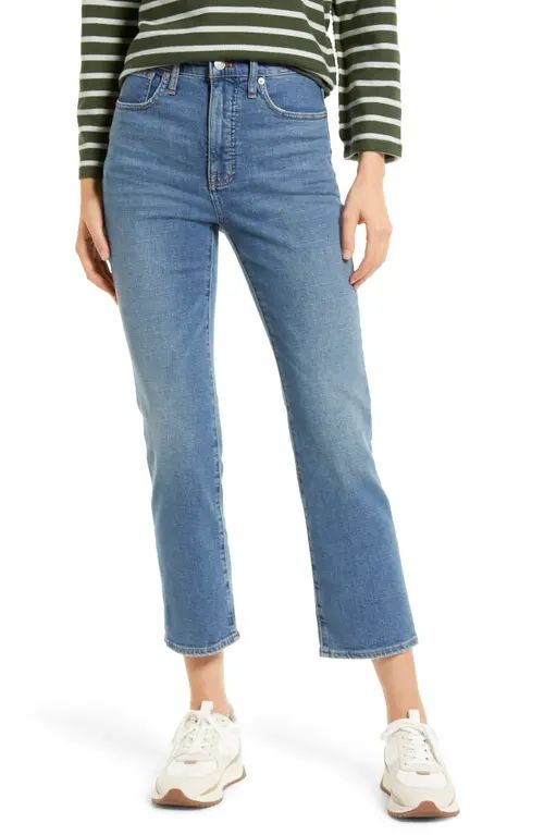 Madewell High Waist Slim Demi Boot Jeans in Enright at Nordstrom, Size 32 | Nordstrom