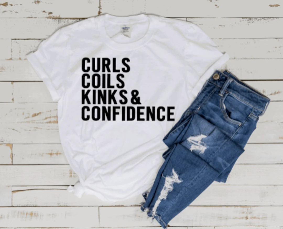 Curls & Kinks Tee - Etsy | Etsy (US)
