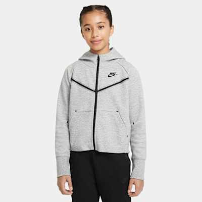 Nike Sportswear Tech Fleece Big Kids' (Girls') Full-Zip Hoodie. Nike.com | Nike (US)