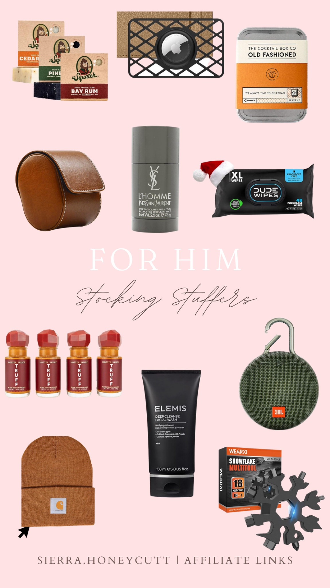 Stocking stuffers for him, gift idea, truff sauce, dude wipes, watch case, Bluetooth speaker, deodorant 

#LTKGiftGuide #LTKSeasonal #LTKHoliday