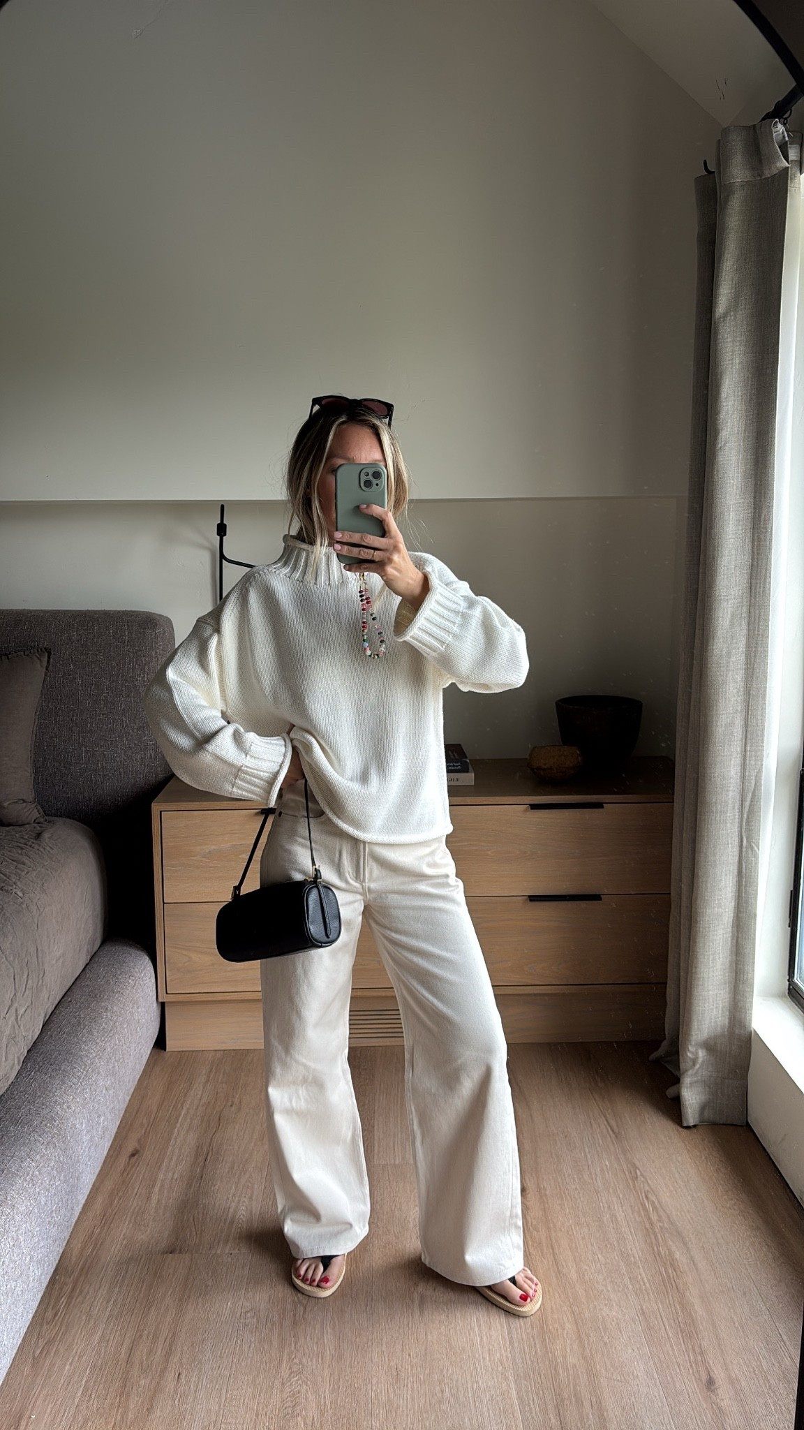 Always love in all white look! Everything is true to size! I have this sweater and three colors and it is perfect  ￼

#LTKgrwm #LTKmomlife #LTKootd