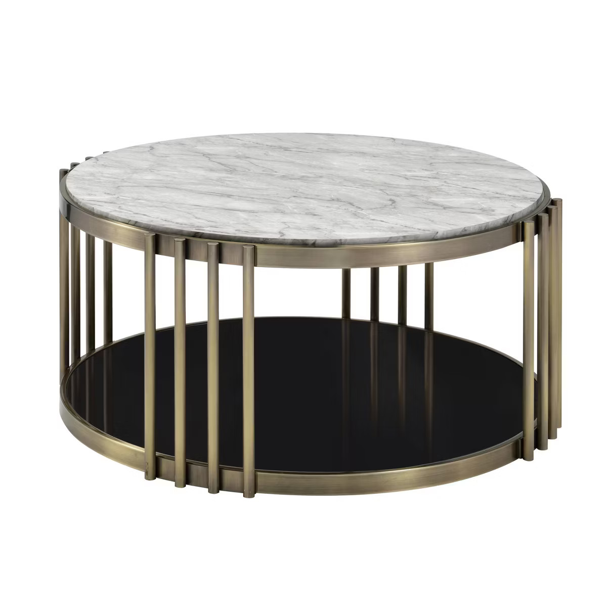 Solstice Glam Coffee Table Antique Brass - HOMES: Inside + Out | Target