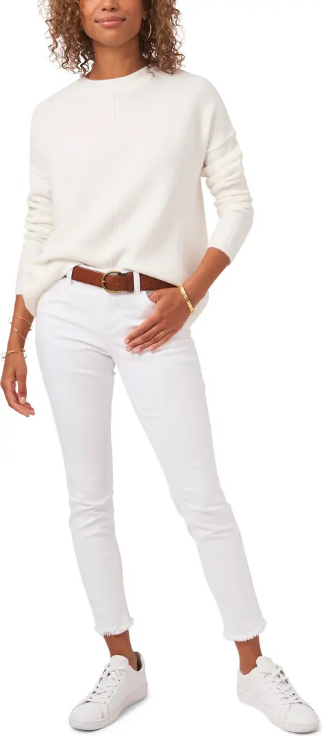 Exposed Seam Crewneck Sweater | Nordstrom