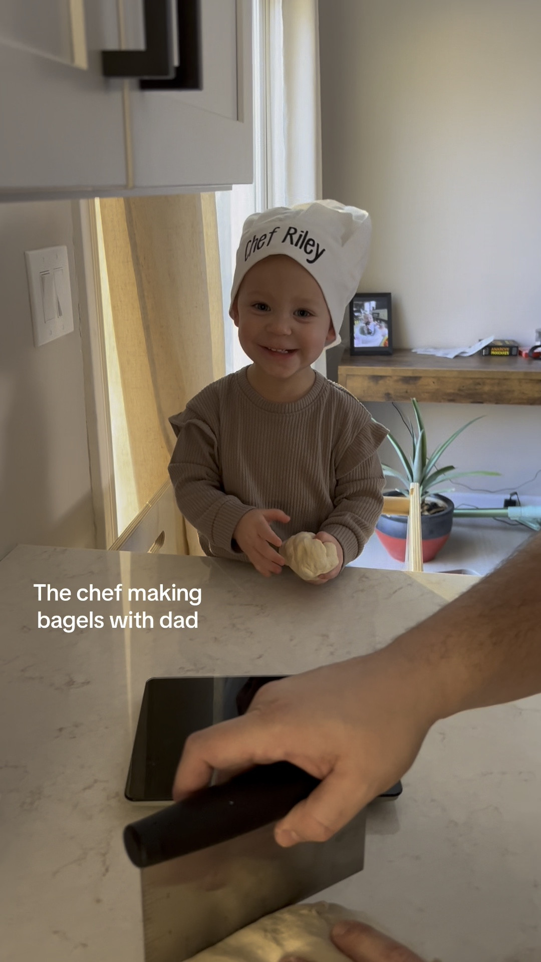The cutest chef! She loves being in the kitchen and helping. She got kid safe kitchen utensil set for Christmas and she absolutely loves using it!

#LTKFindsUnder50 #LTKHome #LTKKids