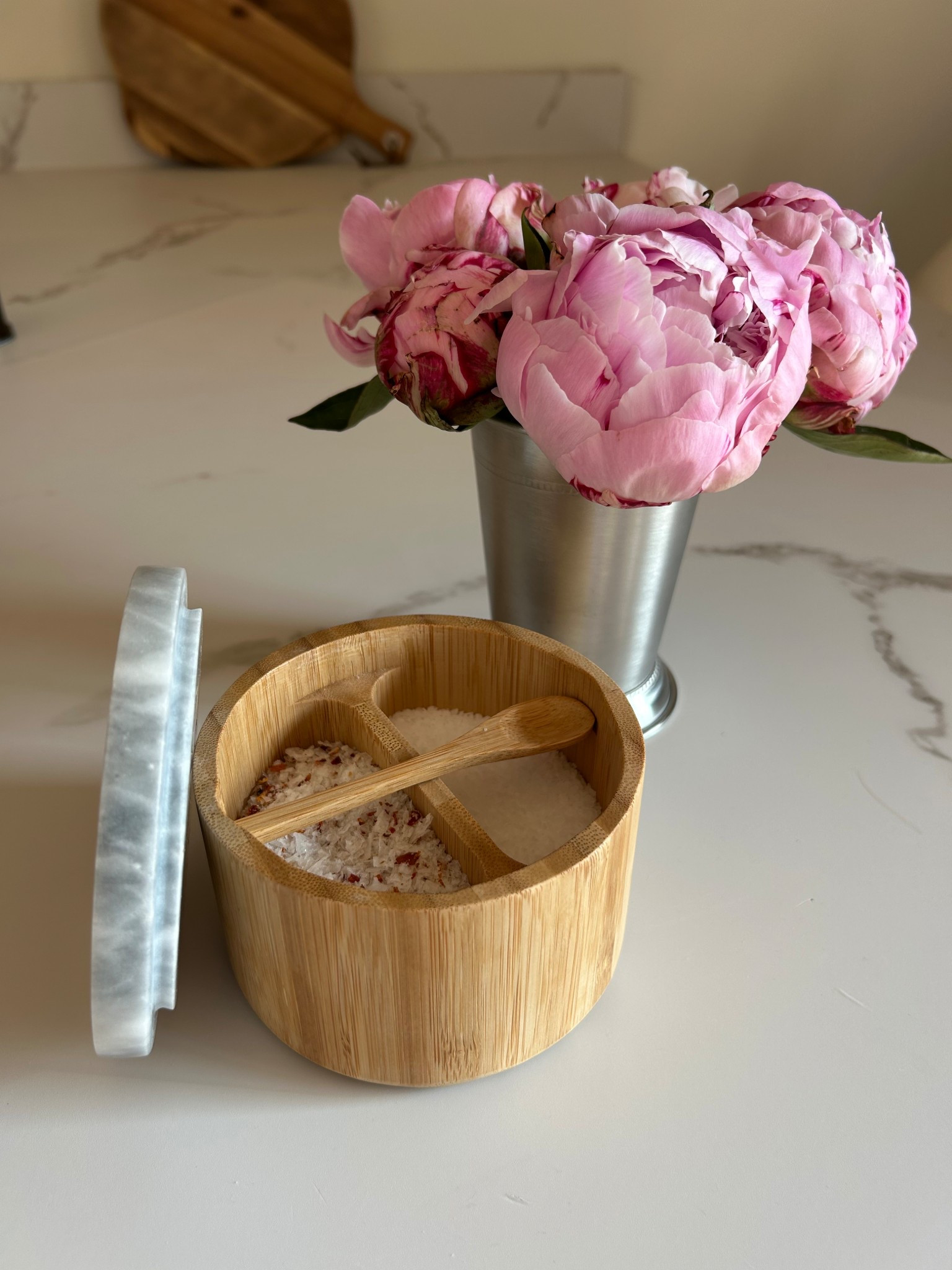 Little luxuries in the kitchen: this salt & pepper box makes everyday cooking feel elevated ✨Linked my exact one + a few similar styles I love 

#LTKFindsUnder50 #LTKFindsUnder100 #LTKHome