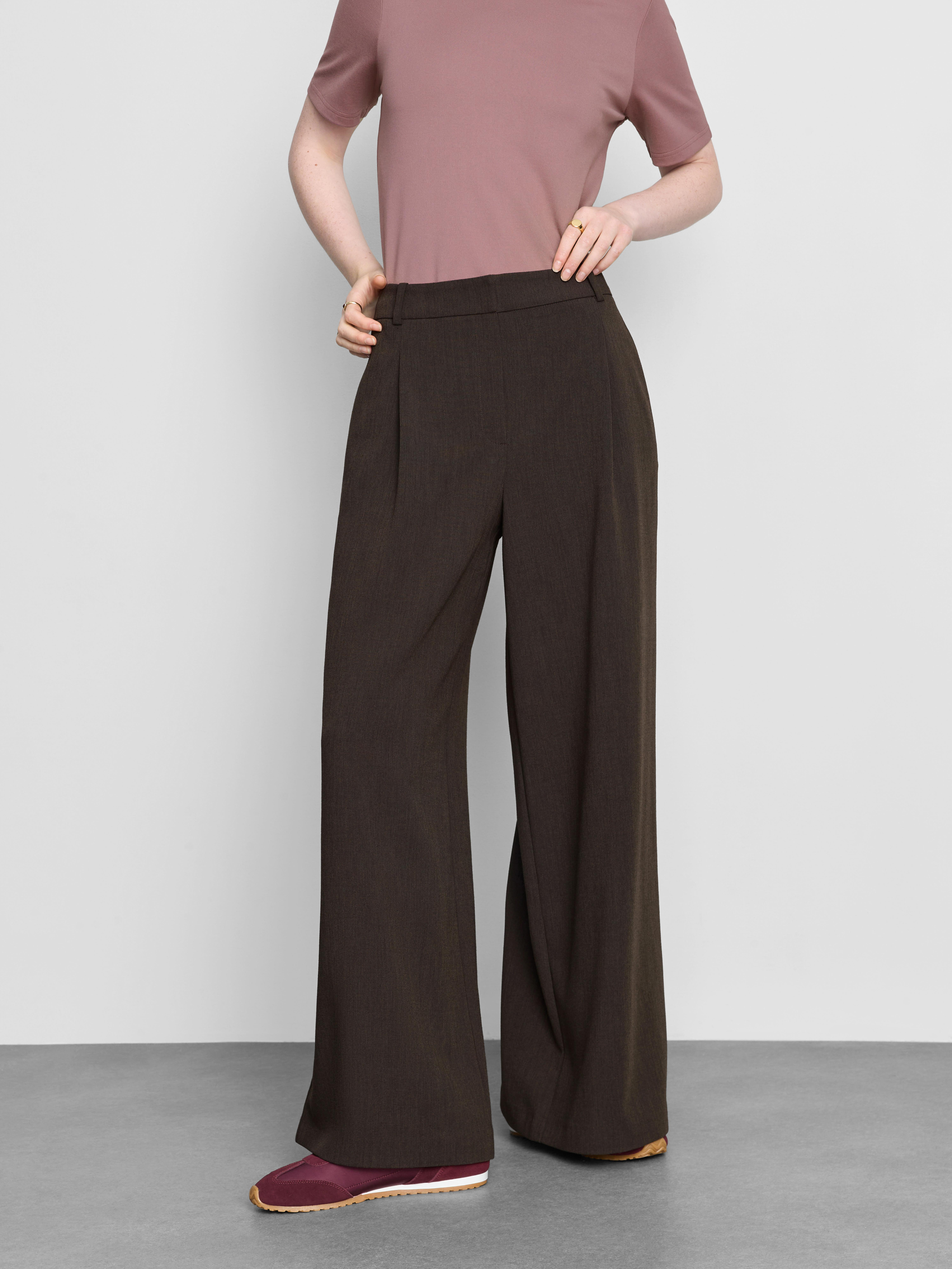 The Edit Marl Wide Leg Trousers | Primark UK