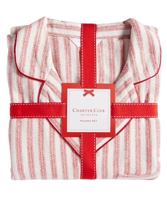 Printed Cotton Flannel Packaged Pajama Set, Created for Macy's | Macy's Canada