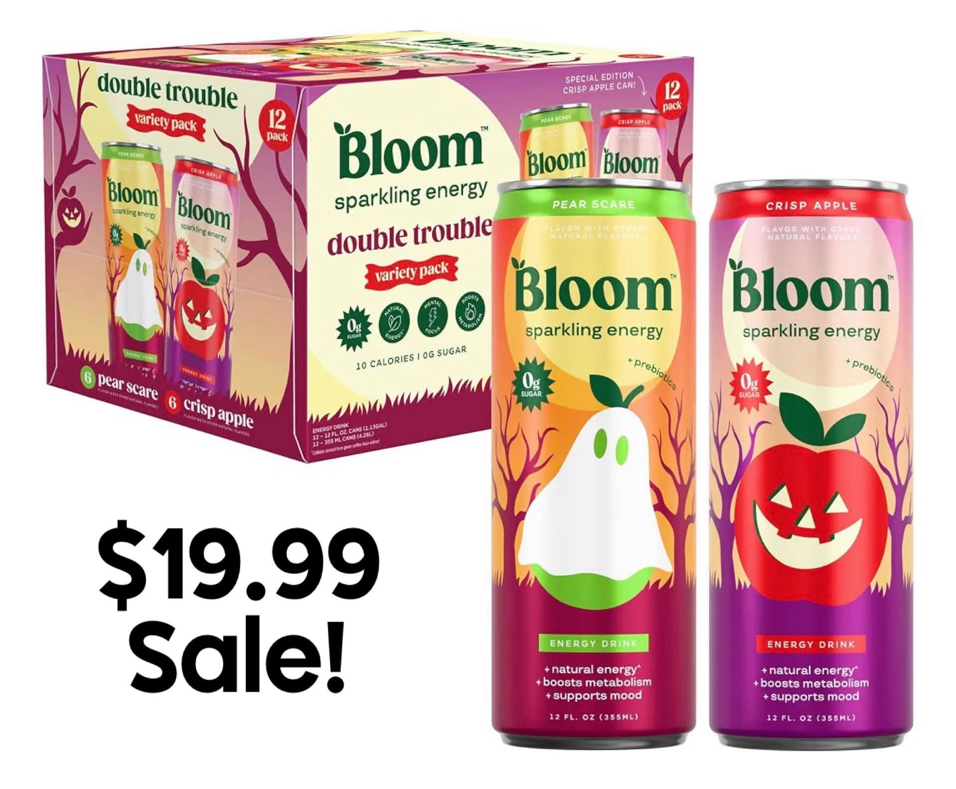 Back on sale and so popular!! The Double Trouble Bloom Variety Pack is available at Amazon for $19.99 today!! This highly sought after Bloom Energy Fall Pack has two super fun flavors - Pear Scare & Crisp Apple. I’ve tried both, and they’re delicious, plus they are naturally caffeinated and boost metabolism.

#LTKSaleAlert #LTKSeasonal #LTKfoodie